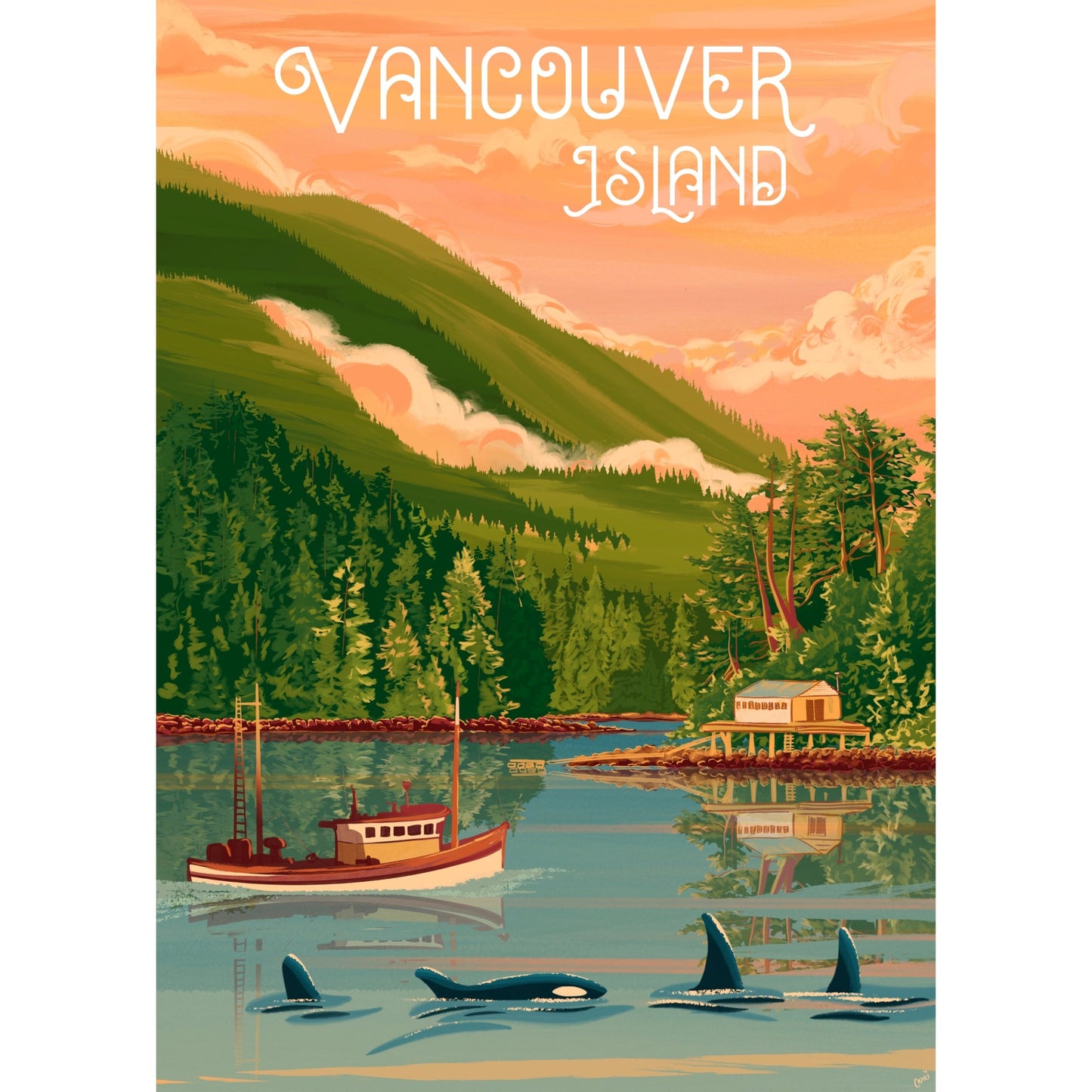 Vancouver Island | 1000-Piece Puzzle for Adults | Designed in Canada by Capri Sadler