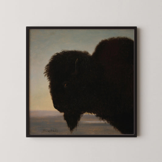 Albert Bierstadt - Buffalo | Famous Vintage Painting (available handframed or unframed) 1x1
