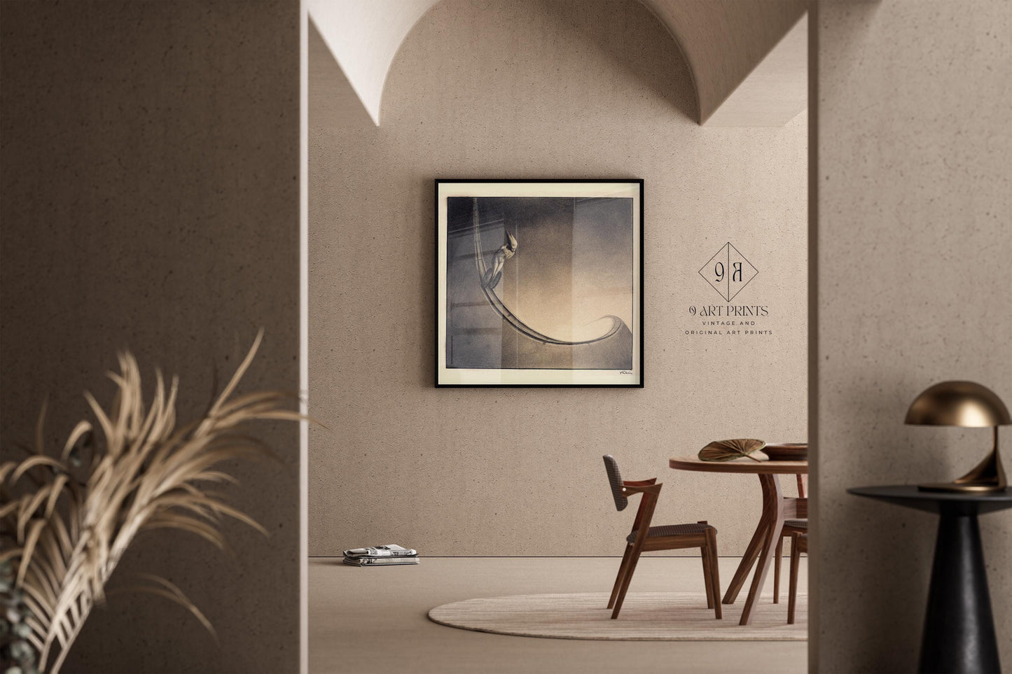 Alfred Kubin - Man | Famous Surreal Symbolist Monochrome Sketch Art (available handframed or unframed) 1x1