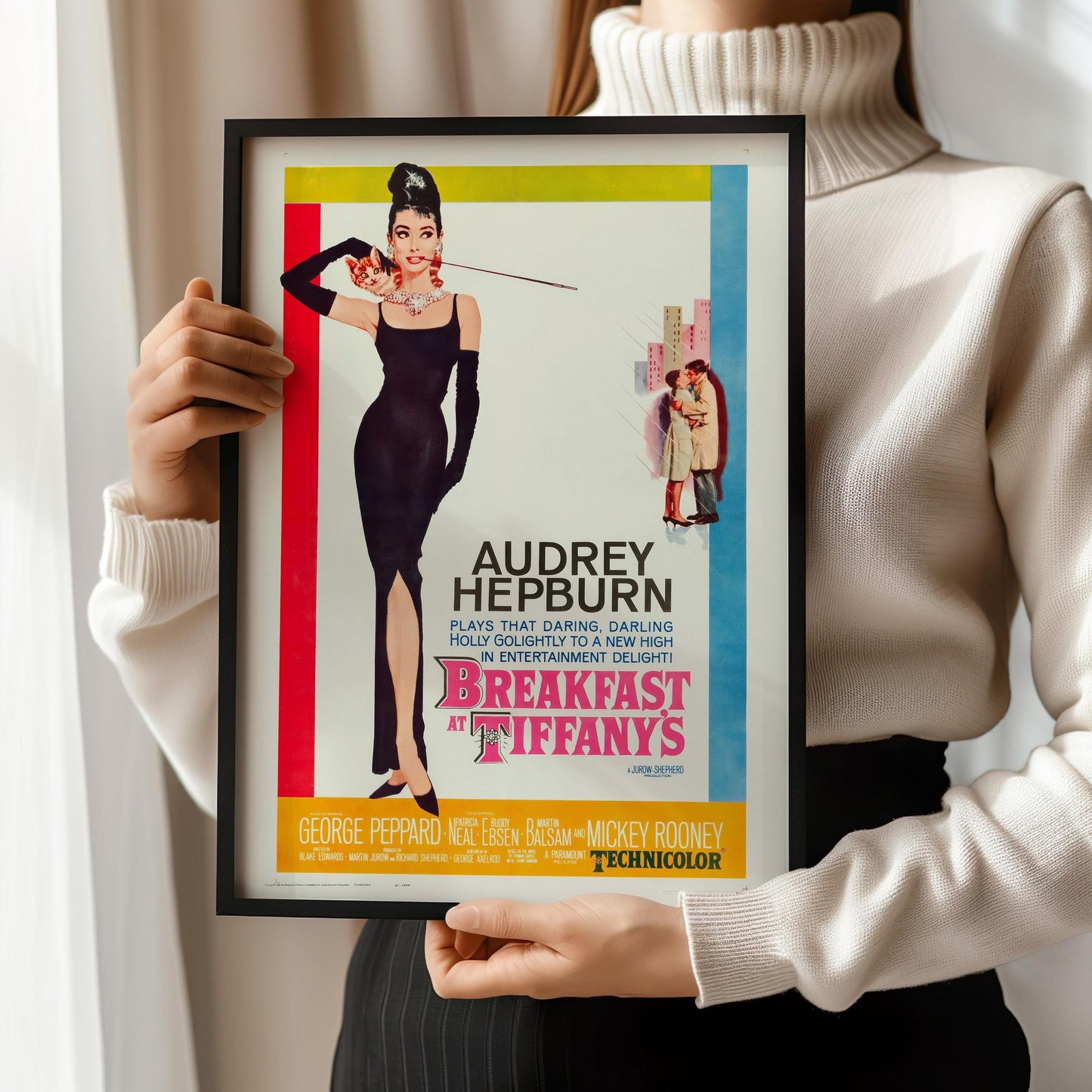 Breakfast At Tiffany's | The All-Time Classic Our Customer's Can't Get Enough of | Vintage Movie Poster (available framed or unframed)