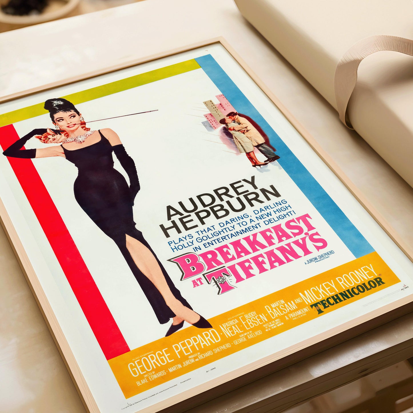 Breakfast At Tiffany's | The All-Time Classic Our Customer's Can't Get Enough of | Vintage Movie Poster (available framed or unframed)