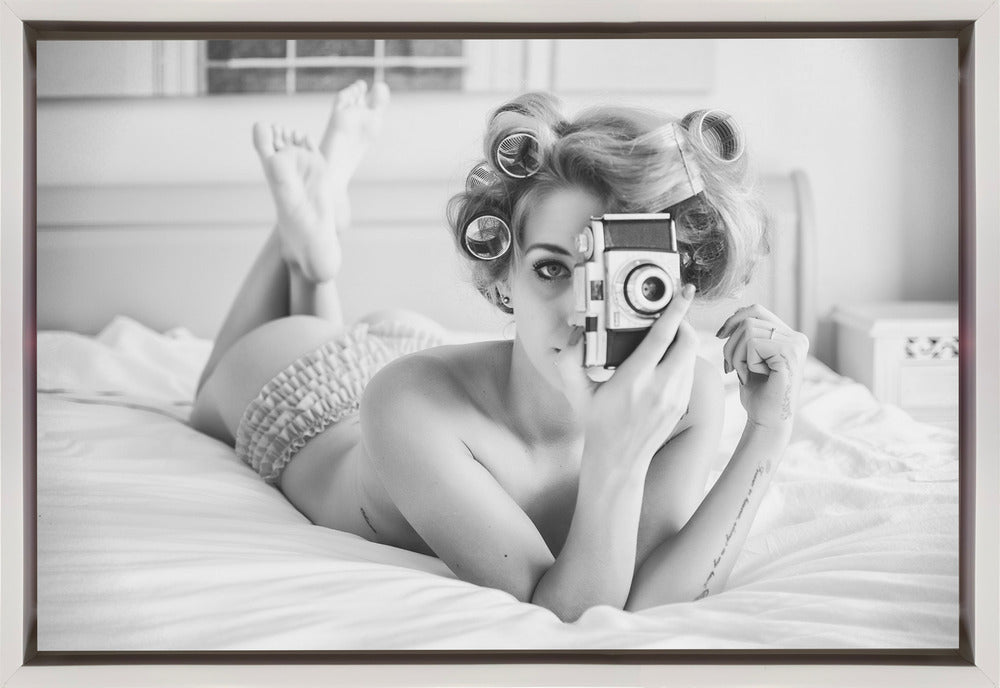 Wall art A chick, a click, and a curl by Pagan Moon