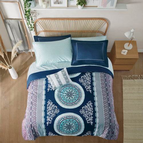 9pcs Queen bed set Boho Comforter Full bedding sets