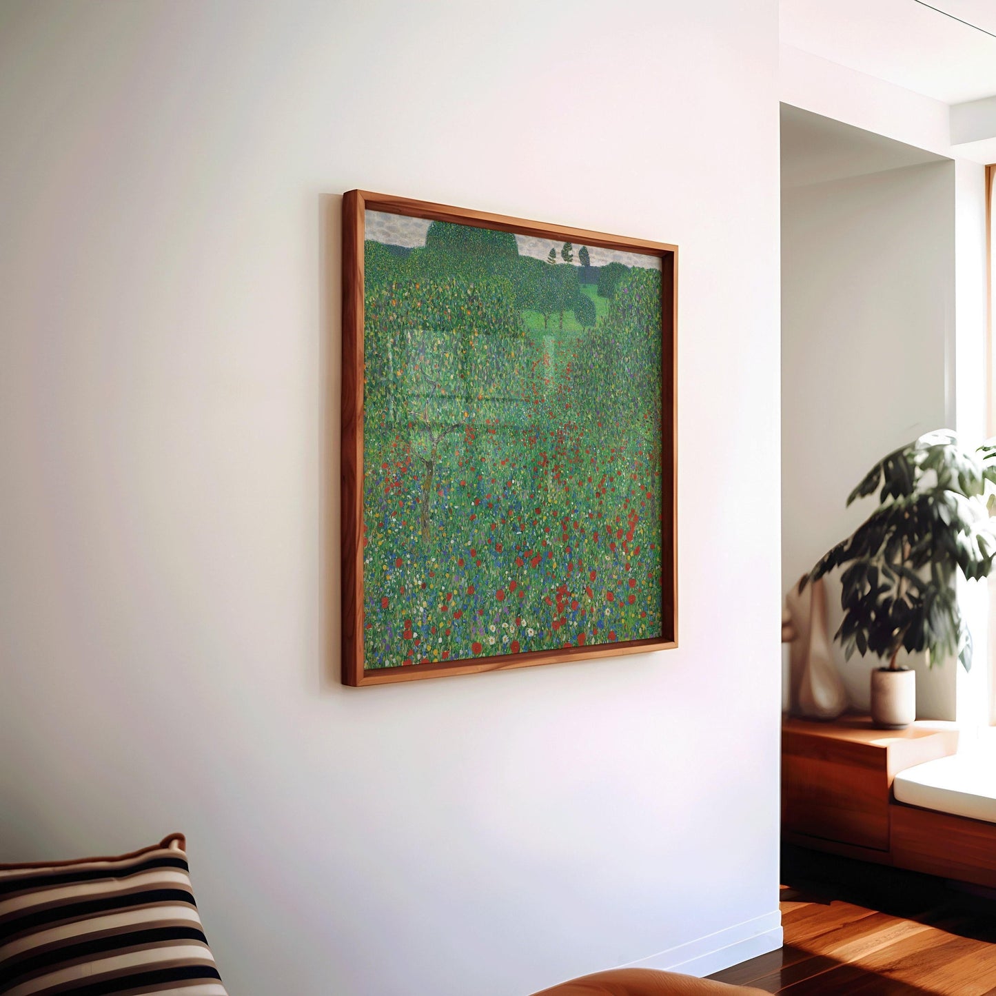 Gustav Klimt - Poppies | Famous Vintage Painting (available handframed or unframed) 1x1