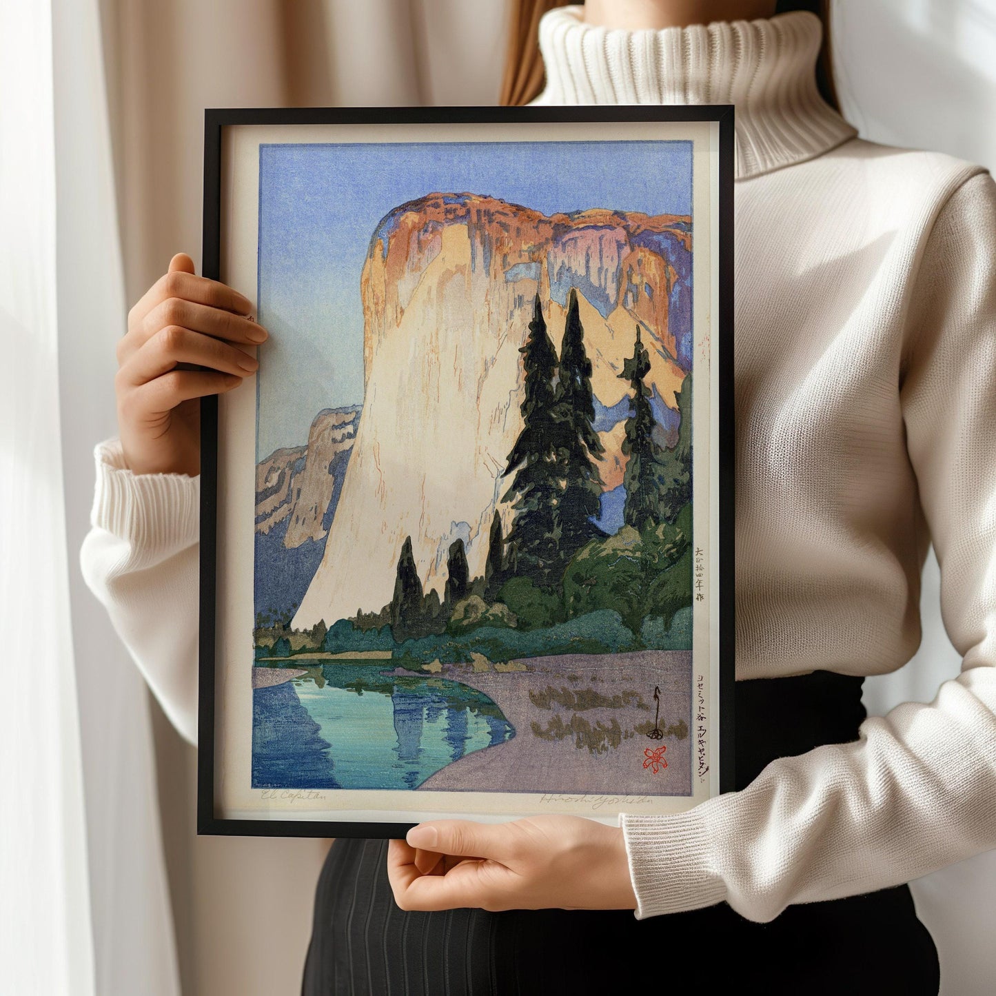 Hiroshi Yoshida – El Capitan | PREMIUM GICLÉE PRINT | One of the most loved prints | Vintage Japanese Woodblock Art available framed