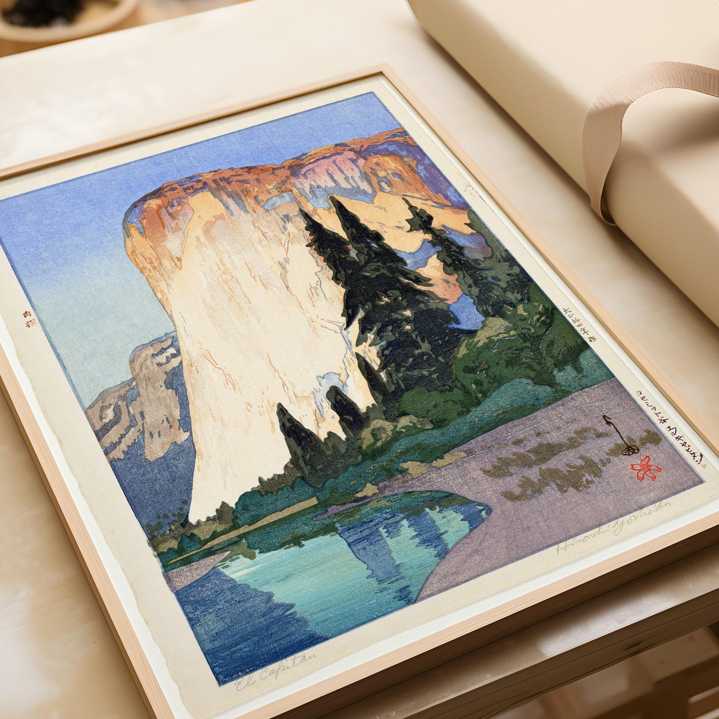 Hiroshi Yoshida – El Capitan | PREMIUM GICLÉE PRINT | One of the most loved prints | Vintage Japanese Woodblock Art available framed