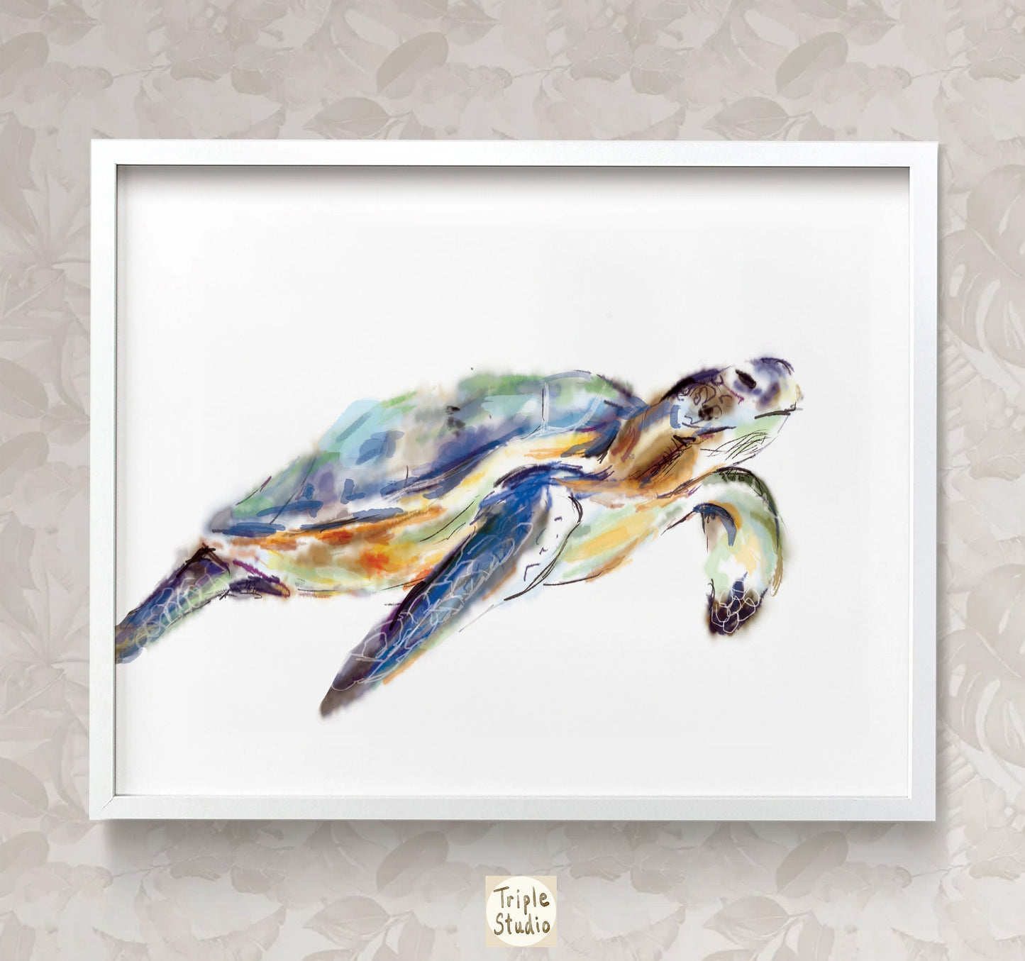 Turtle Art Print