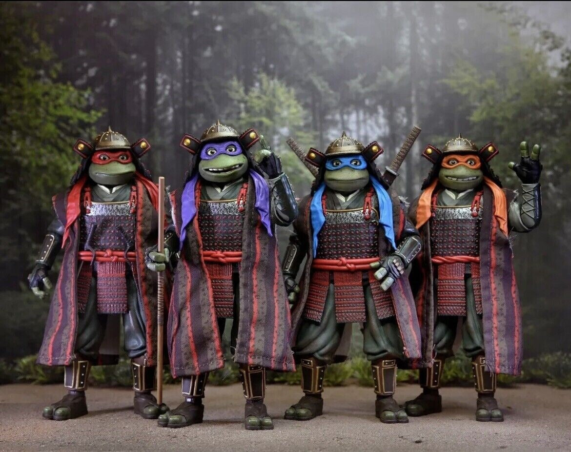 Teenage Mutant Ninja Turtles 3 - Action Figures - Samurai Turtles 4 Pack