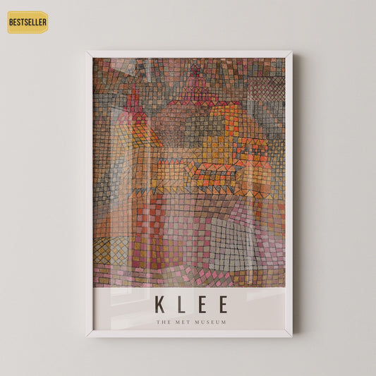 Paul Klee - Stadtburg Castle | Our Newest Most Popular Klee Print | Modern Abstract Art (Available handframed or unframed)