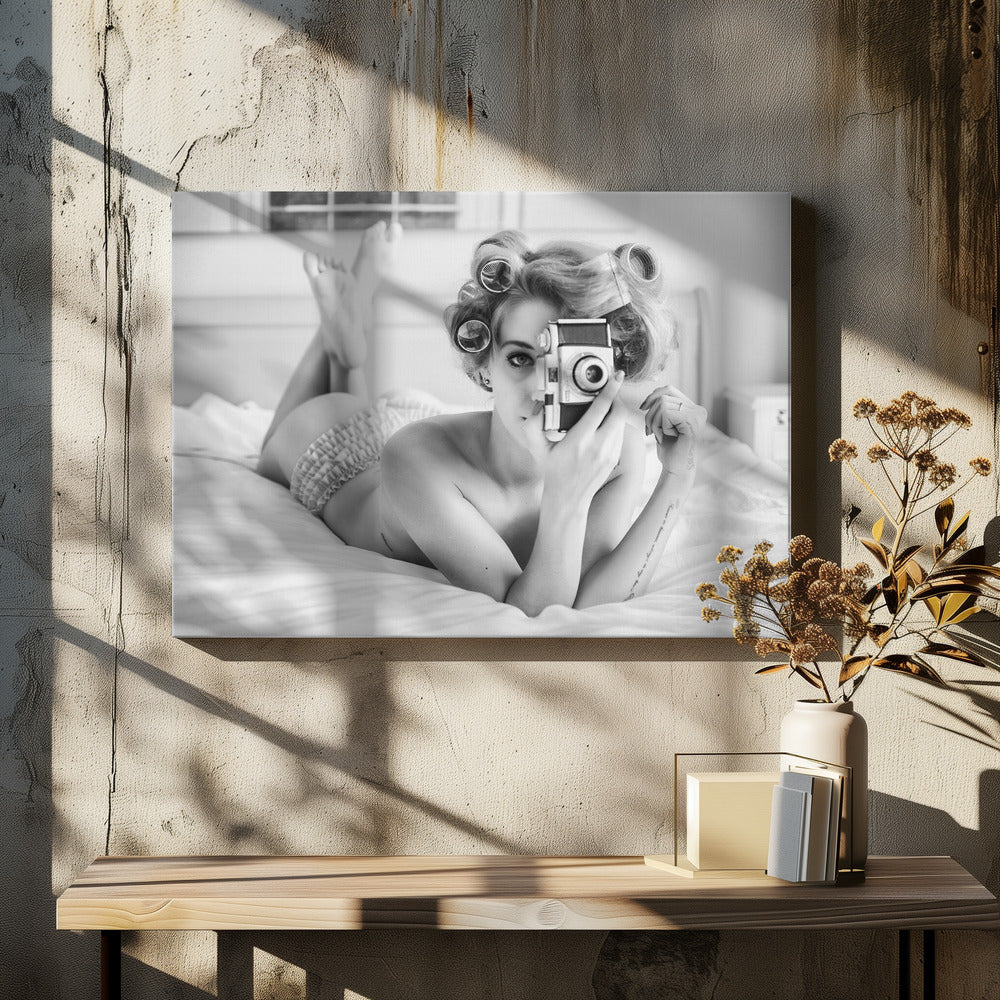 Wall art A chick, a click, and a curl by Pagan Moon