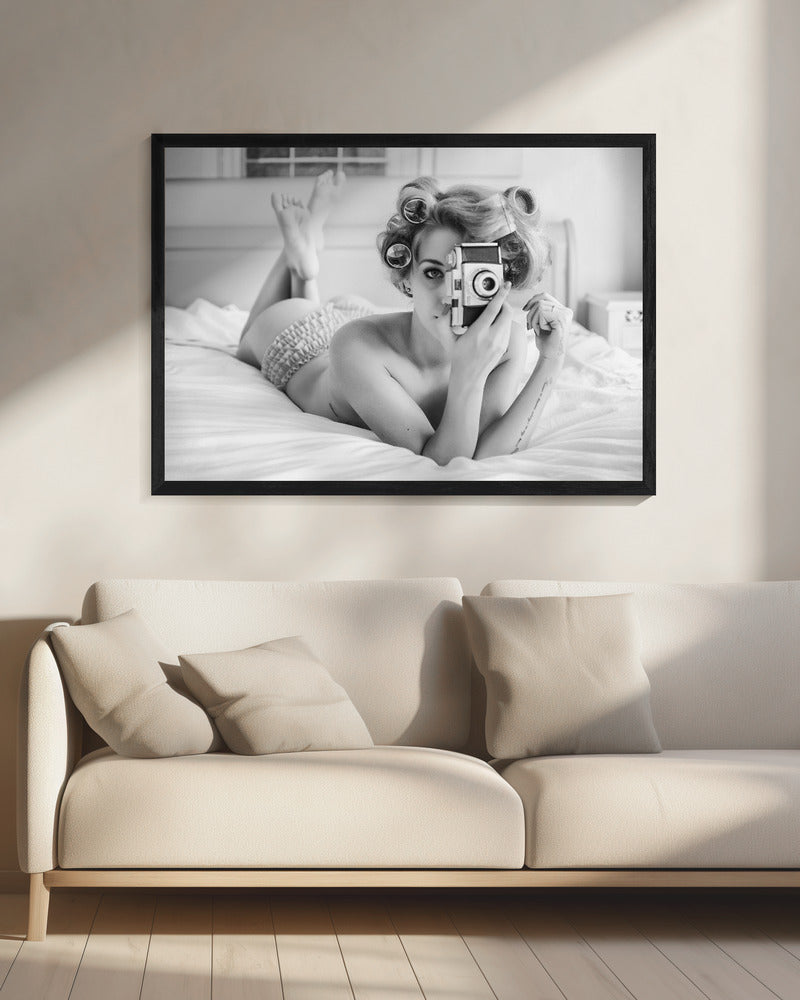 Wall art A chick, a click, and a curl by Pagan Moon