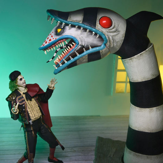 Beetlejuice Beetlejuice - 7" Scale Action Figure - Ultimate "Matador" Beetlejuice & Sandworm 2-pk (Preorder Nov/Dec 2025)
