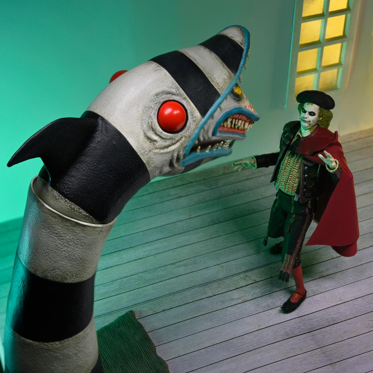 Beetlejuice Beetlejuice - 7" Scale Action Figure - Ultimate "Matador" Beetlejuice & Sandworm 2-pk (Preorder Nov/Dec 2025)