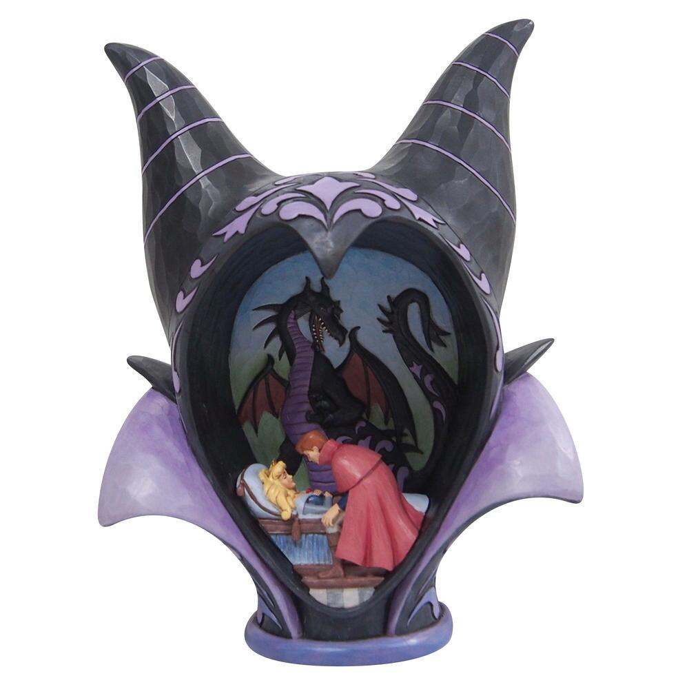 Jim Shore Sleeping Beauty Maleficent Headdress Scene Collectible Figurine (pre-order) available August 2021