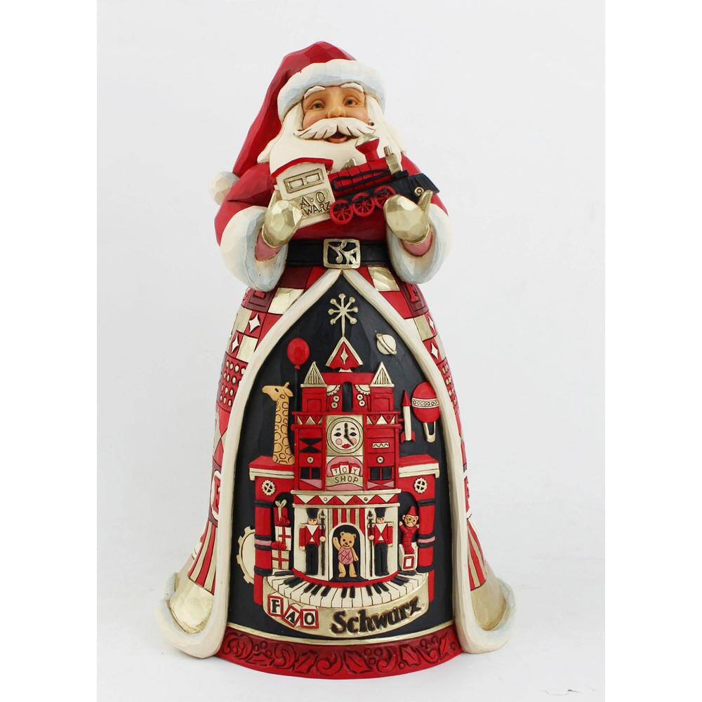 FAO Schwarz Santa with Toy Scene Collectible Christmas Figure Figurine 6009117 Pre-Order Available September 2021