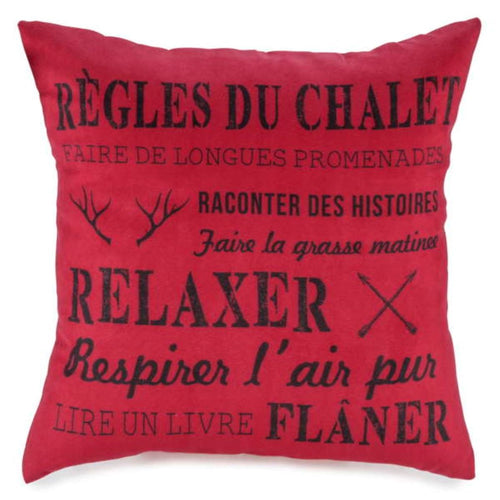 Relax Distressed Suedette Decorative Throw Pillow Set